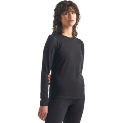 Icebreaker Women's Merino 200 Oasis Long Sleeve Crewe Thermal Top