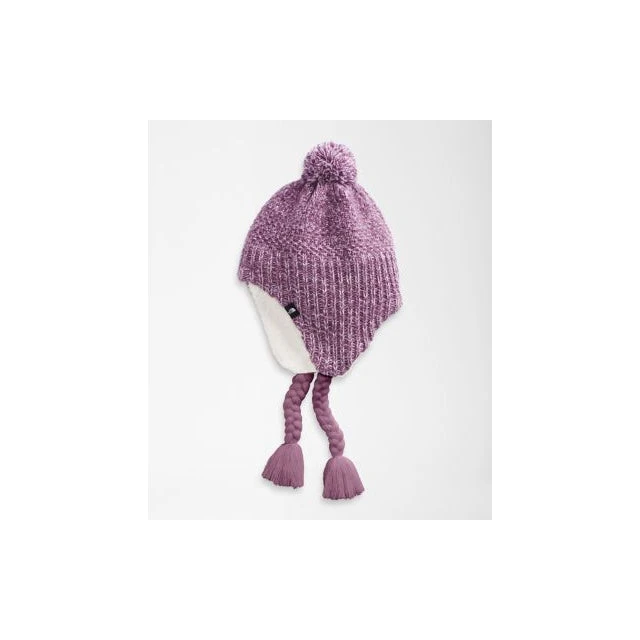 The North Face Girls' Purrl Stitch Earflap Beanie - Image 2