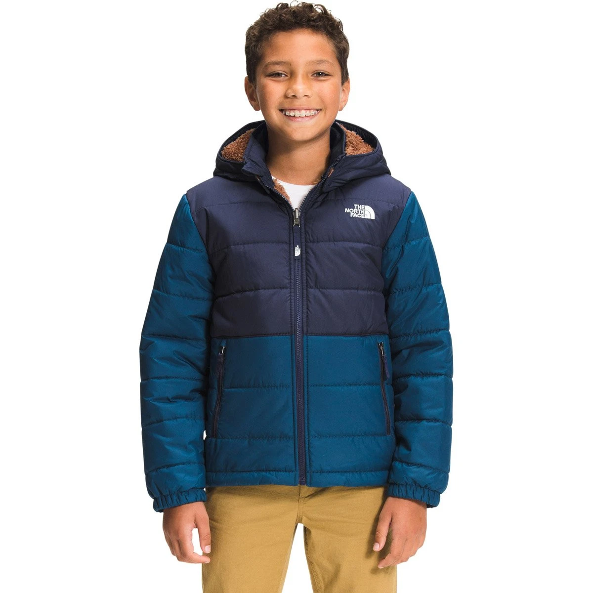 The North Face Boys' Reversible Mount Chimbo Full Zip Hooded Jacket - Image 3