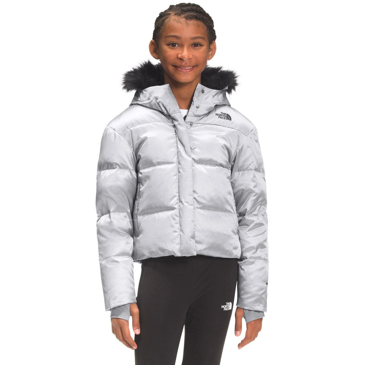 The North Face Girls' Printed Dealio City Jacket - Image 3