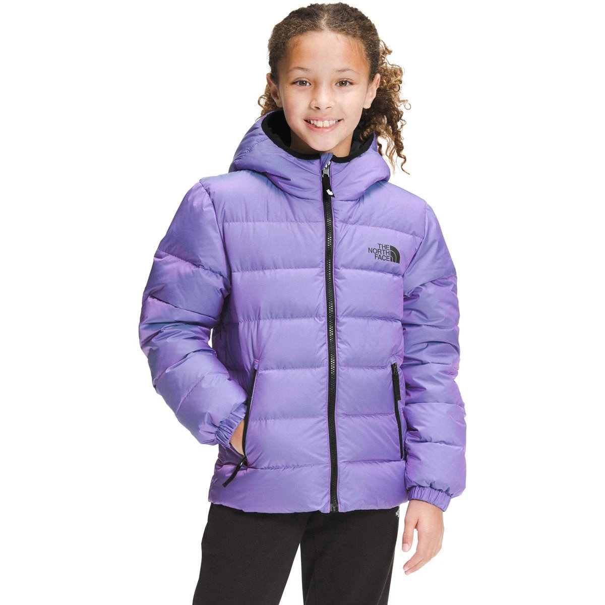 The North Face Girls' Printed Hyalite Down Jacket - Image 2