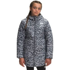 The North Face Girls' Printed Reversible Mossbud Swirl Parka