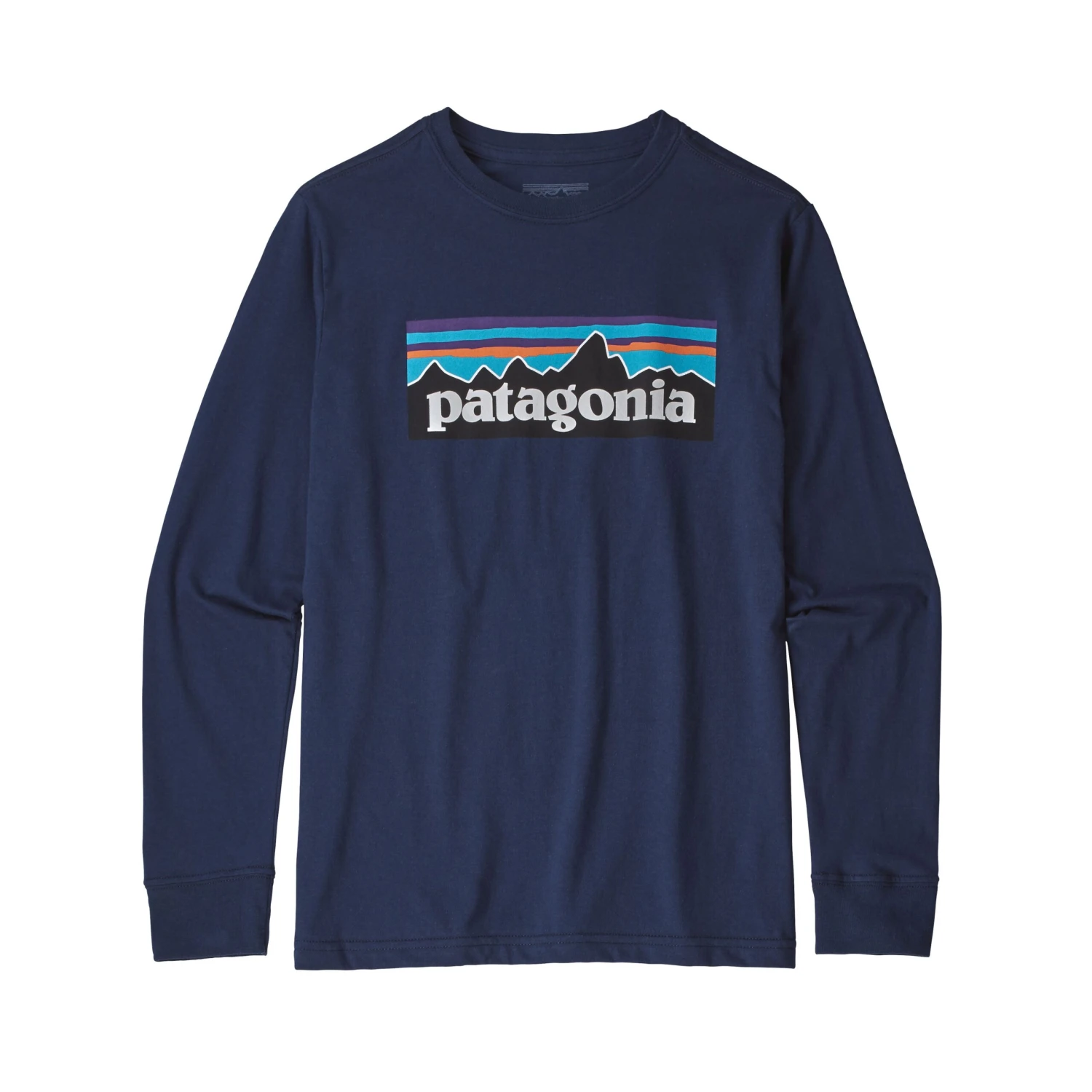 Patagonia Boys' Long-Sleeved Graphic Cotton Organic T-Shirt - Image 2