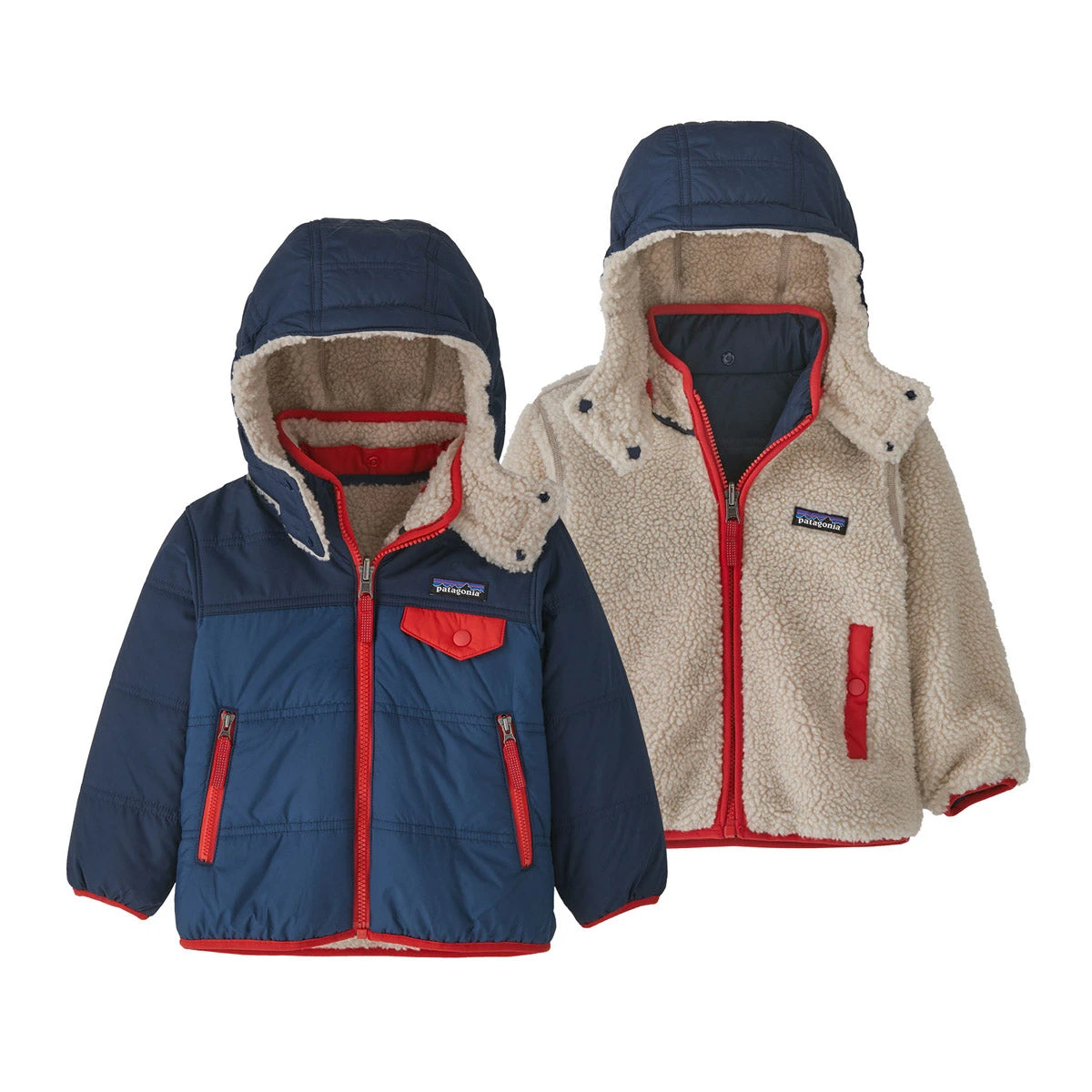 Patagonia Baby Reversible Tribbles Hoody - Image 2