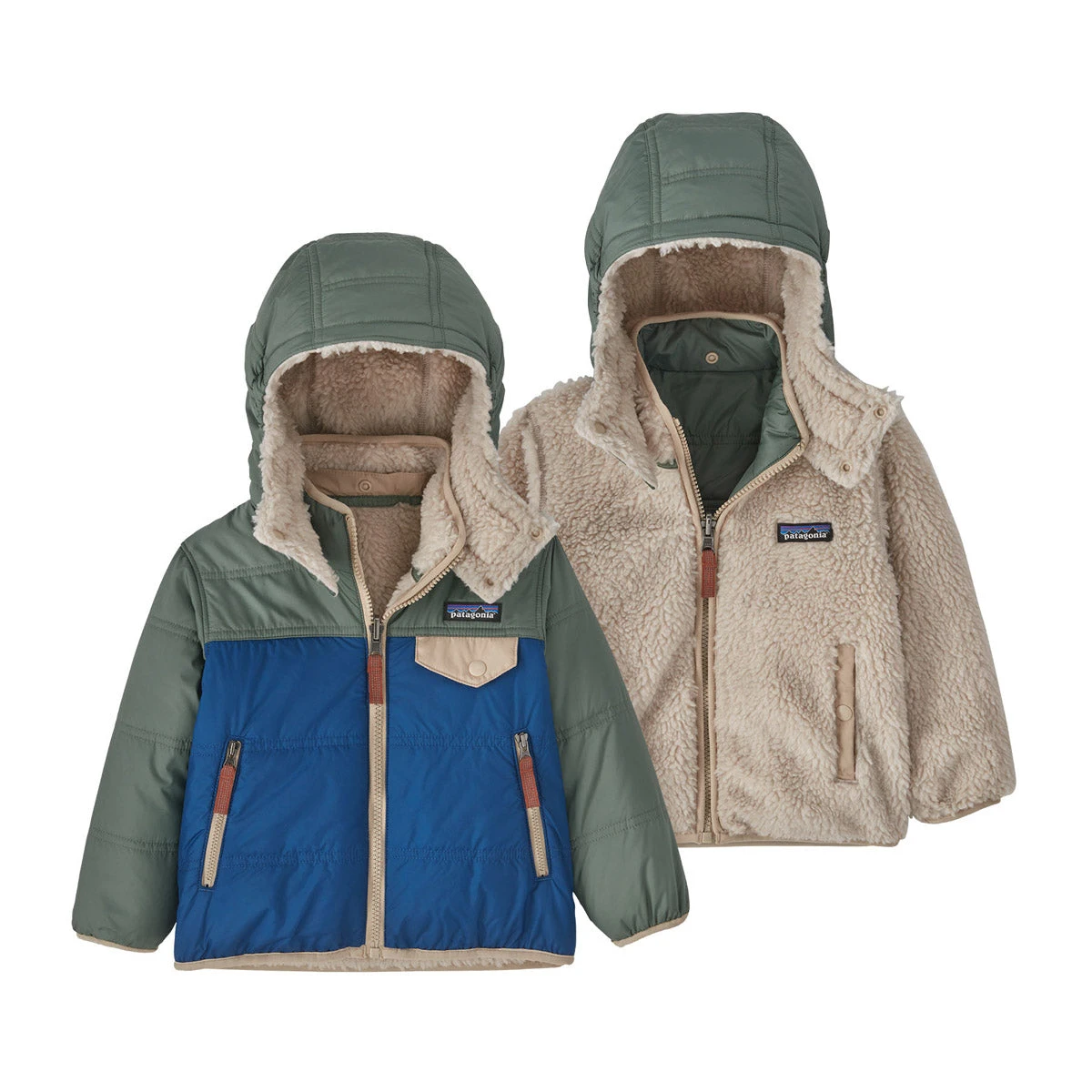 Patagonia Baby Reversible Tribbles Hoody - Image 6
