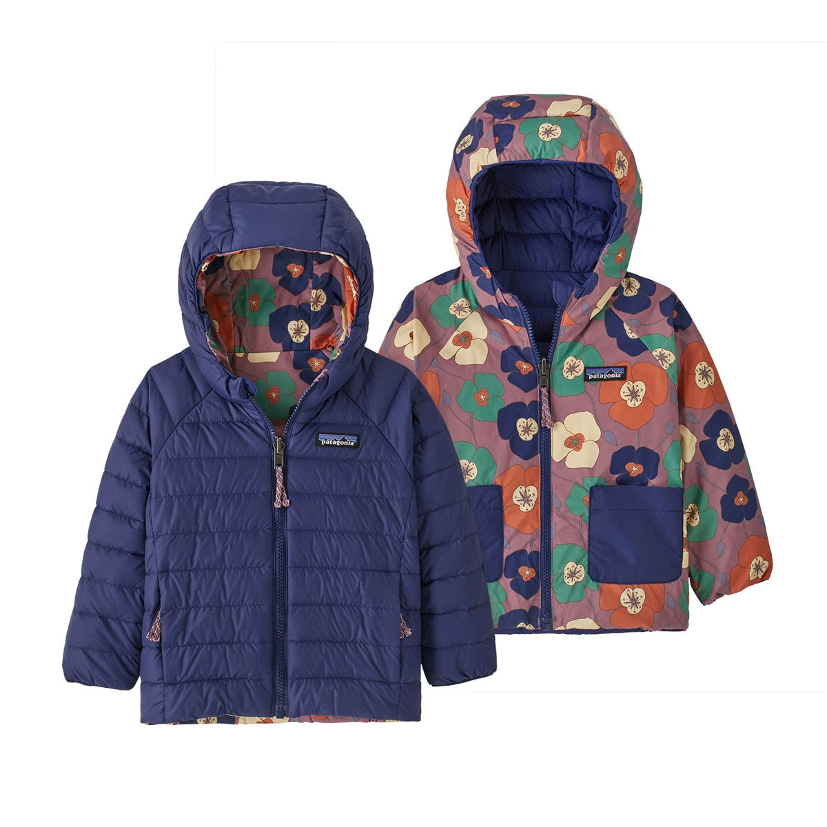 Patagonia Baby Reversible Down Sweater Hoody - Image 2