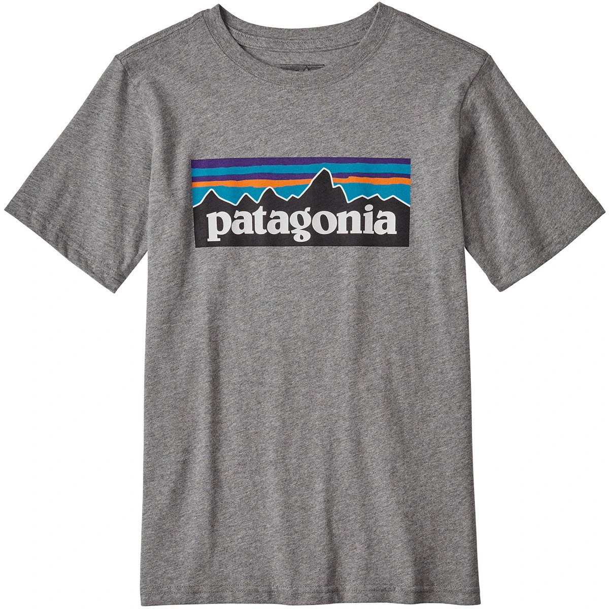 Patagonia Boys' P-6 Logo Organic Cotton T-Shirt - Image 2
