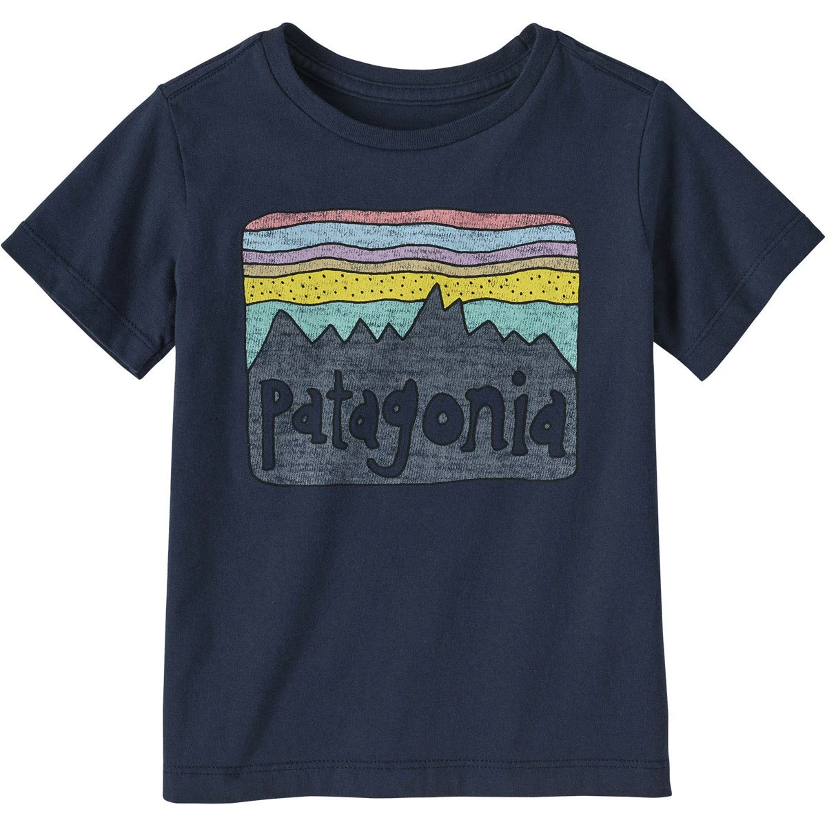 Patagonia Baby Regenerative Organic Certified Cotton Fitz Roy Skies T-Shirt - Image 2