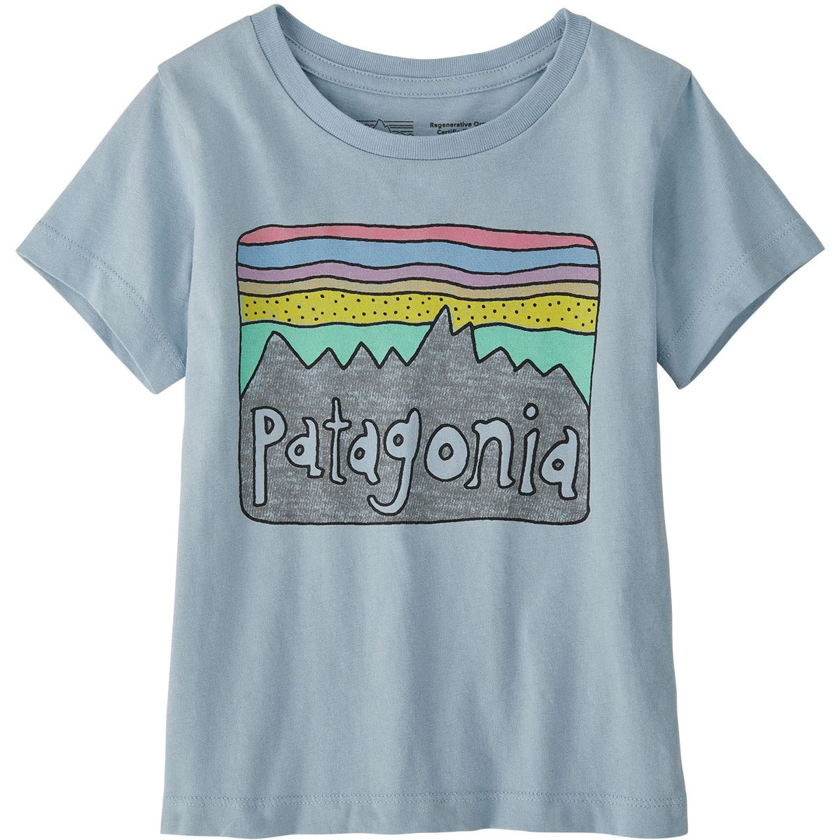 Patagonia Baby Regenerative Organic Certified Cotton Fitz Roy Skies T-Shirt - Image 3
